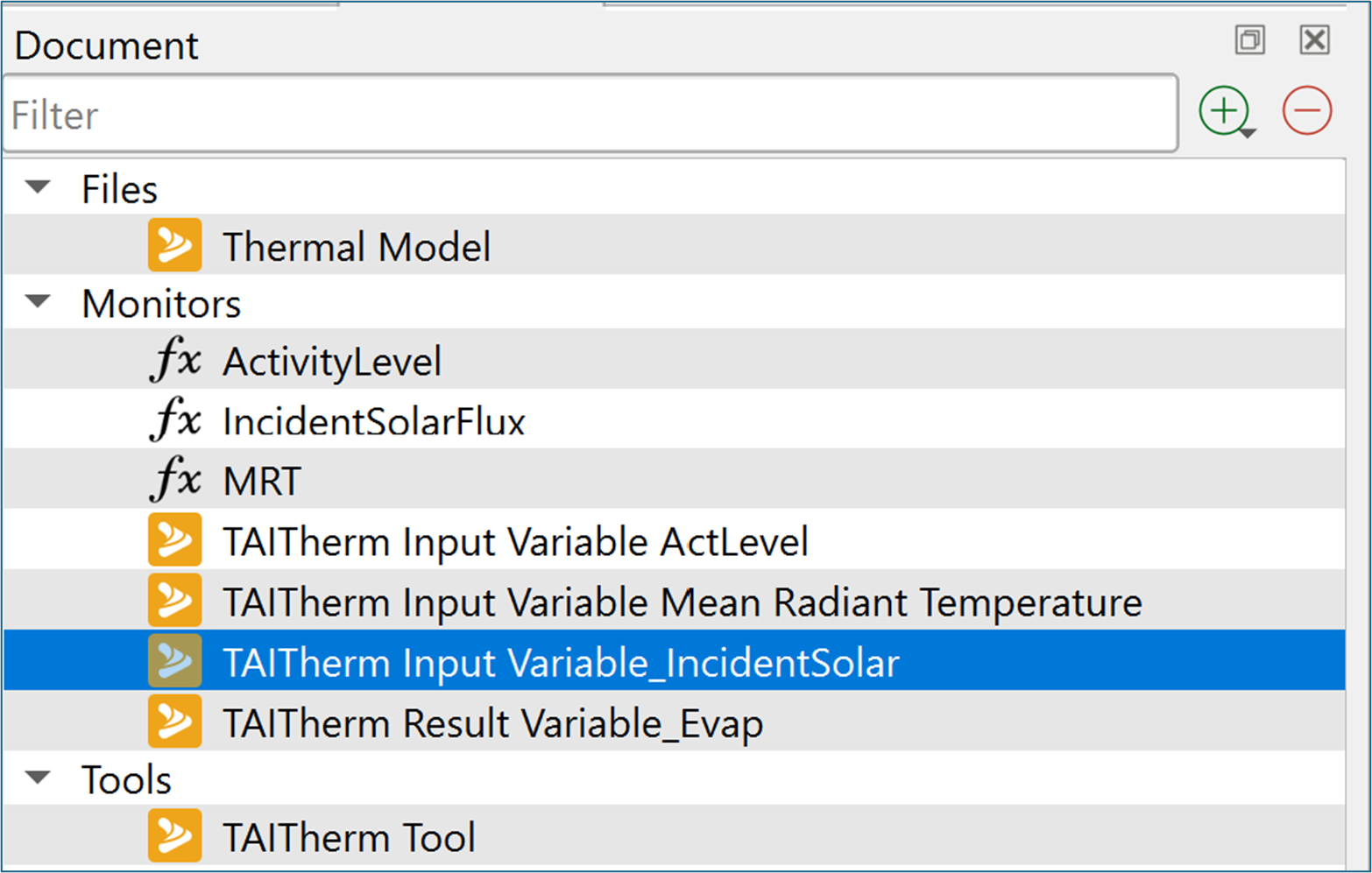 Result Variables